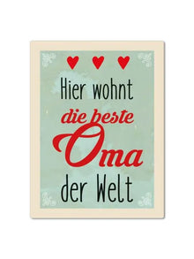 Magnet "Beste Oma der Welt"