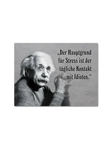 Magnet "Kontakt mit Idioten" mit Albert Einstein