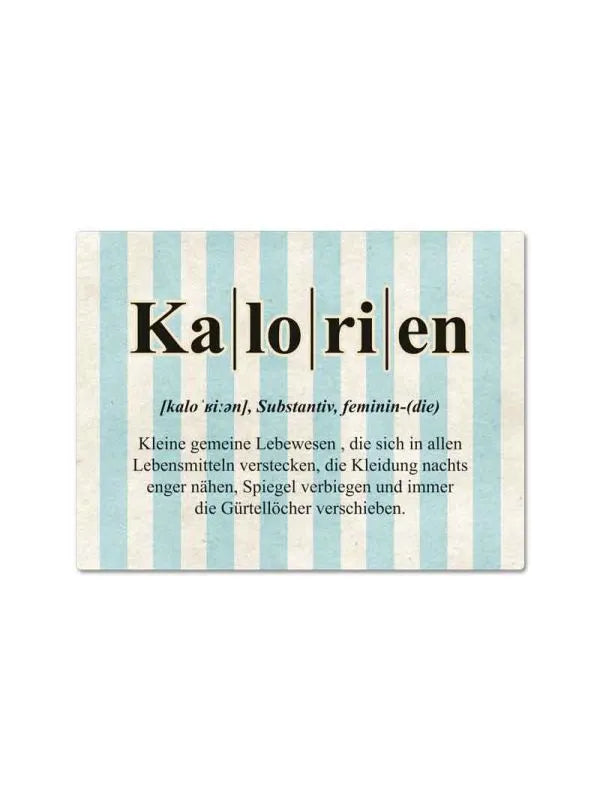 Magnet "Kalorien Definition"