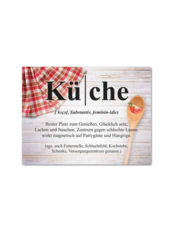 Magnet "Küche Definition"