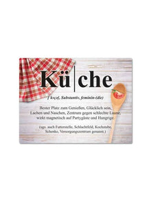 Magnet "Küche Definition"