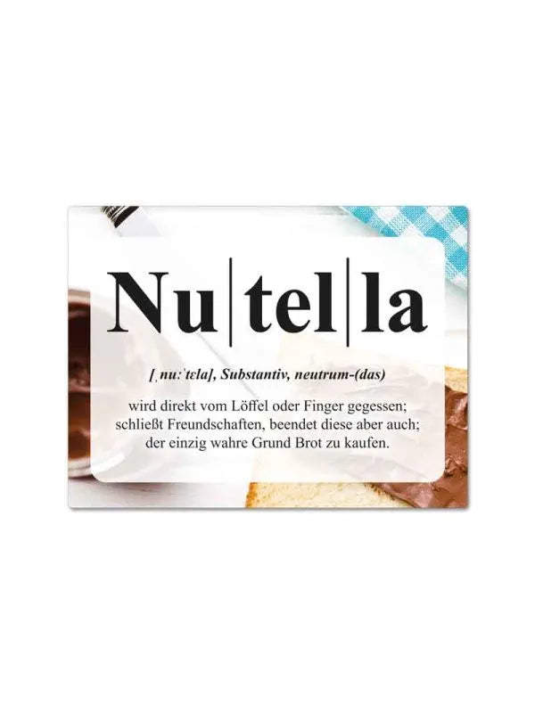 Magnet "Nutella Definition"