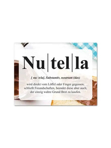 Magnet "Nutella Definition"