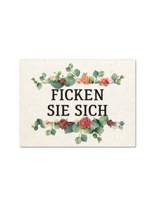 Magnet "Ficken Sie sich"