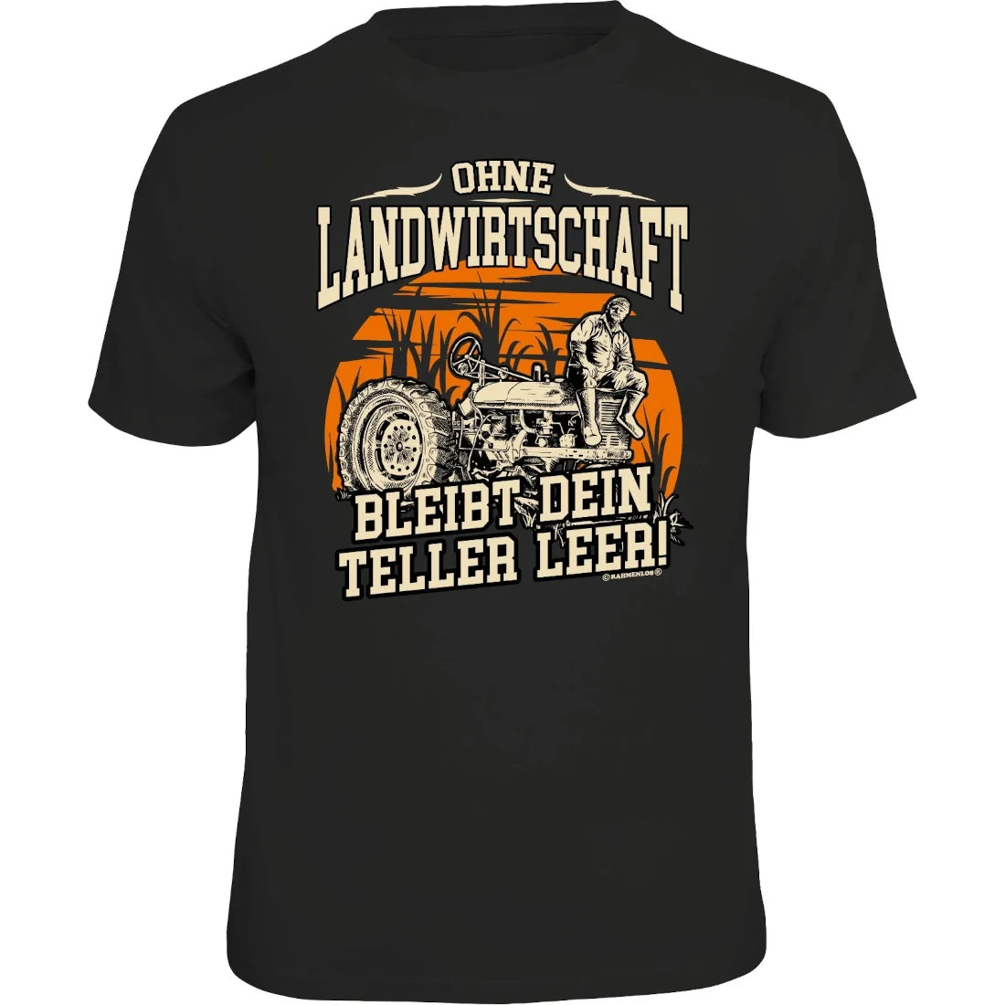 RAHMENLOS® Motiv T-Shirt "Ohne Landwirtschaft"