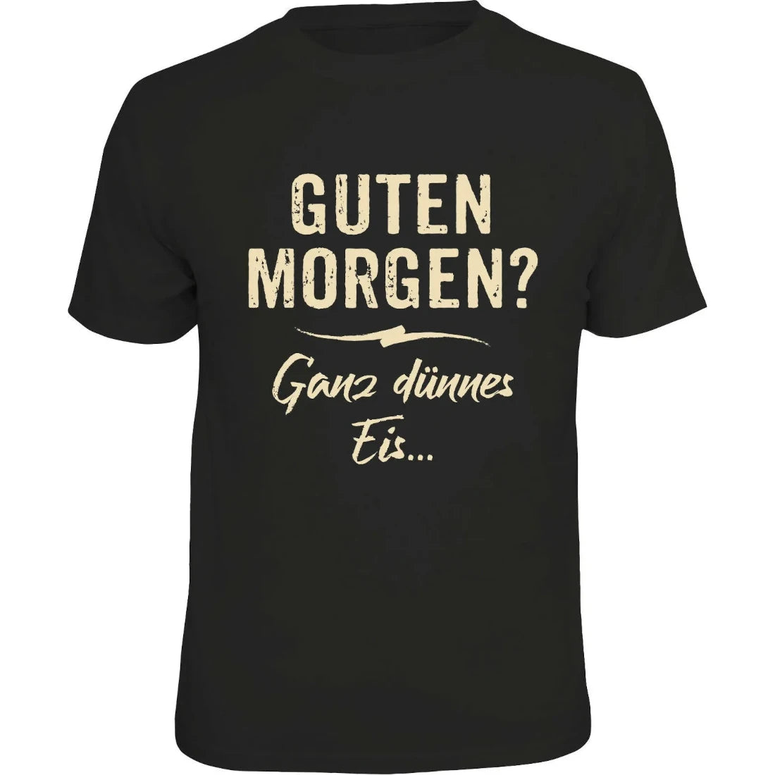 RAHMENLOS® Motiv T-Shirt "Ganz dünnes Eis"