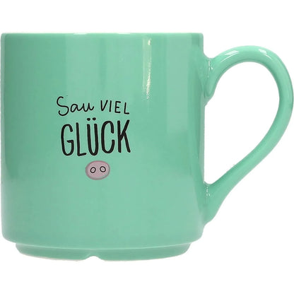 Lieblingsbecher "Sau viel Glück" by Depesche