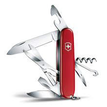 Victorinox - Schweizer Taschenmesser Climber, aufrecht und Werkzeug ausgeklappt