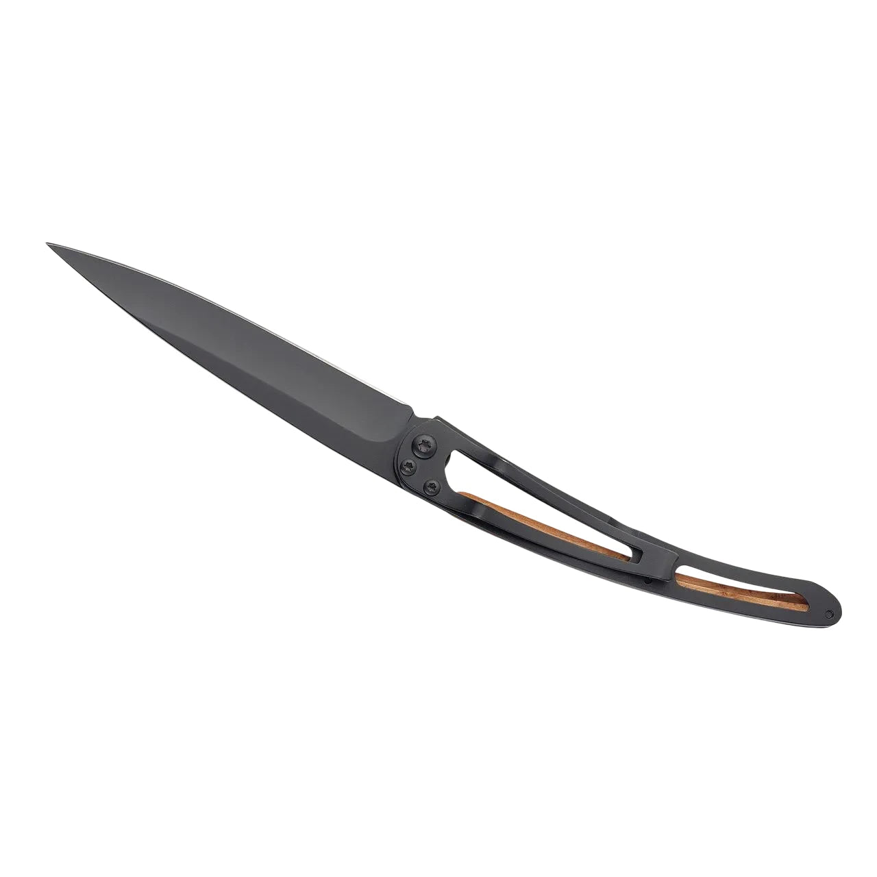 Deejo 37g - Taschenmesser mit Wacholderholzgriff - Infinity