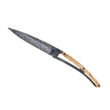 Deejo 37g - Taschenmesser mit Olivenholzgriff - Pazifik