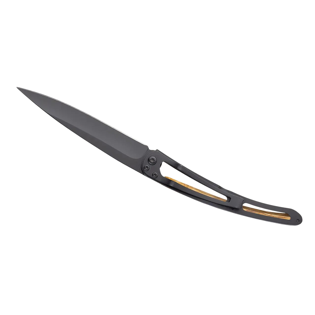 Deejo 37g - Taschenmesser mit Olivenholzgriff - Pazifik