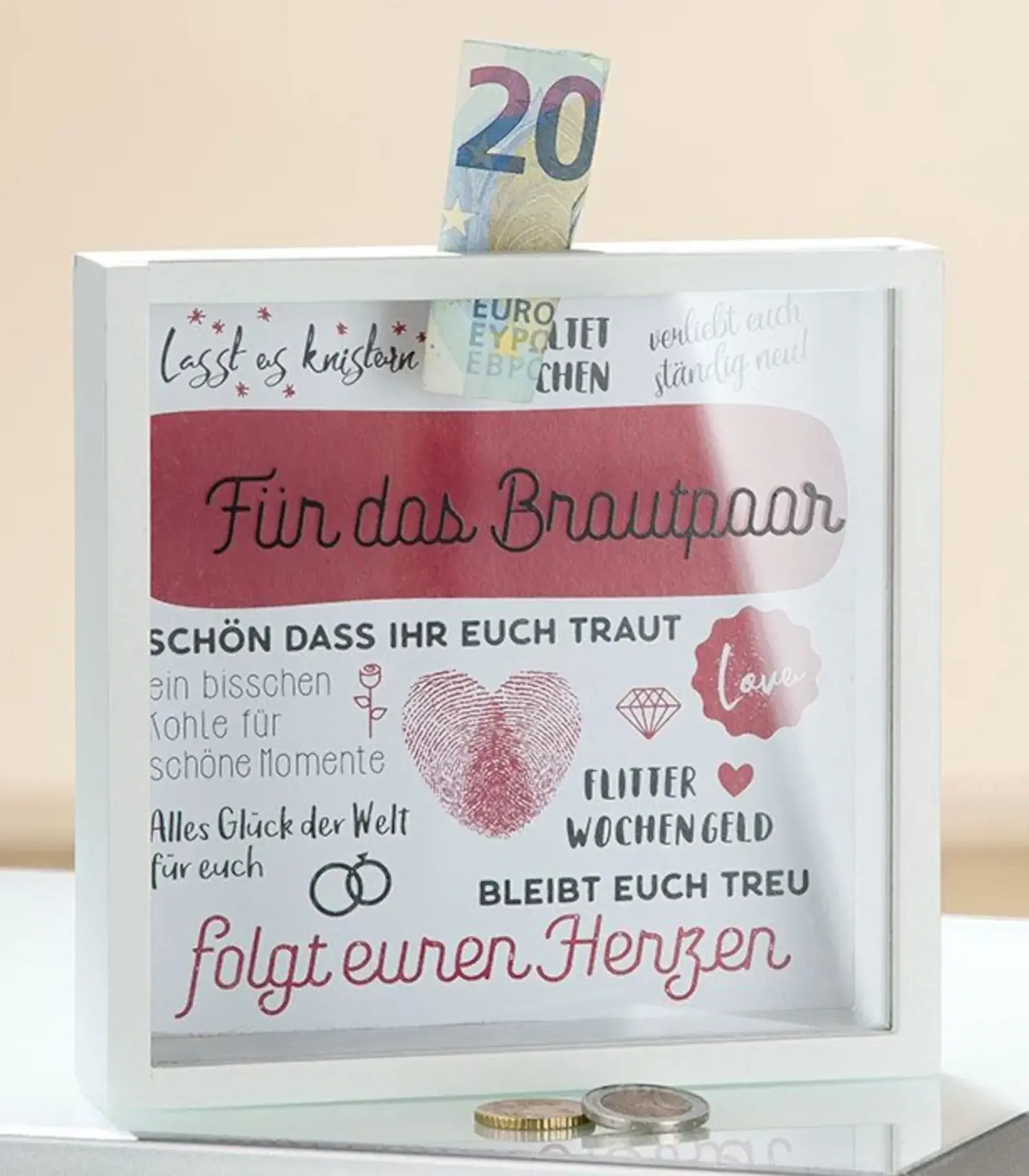 Spardose "Für das Brautpaar"
