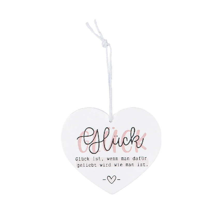 Geschenk-Anhänger "Liebeswunder" aus Holz - Glück