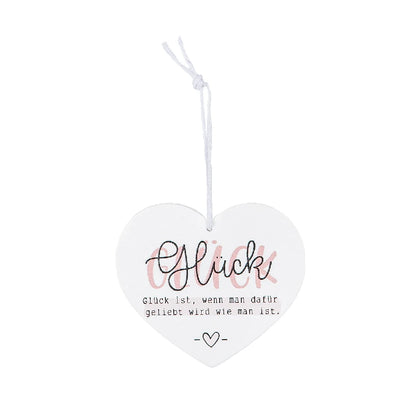 Geschenk-Anhänger "Liebeswunder" aus Holz - Glück