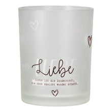 Windlicht "Liebeswunder" aus Glas