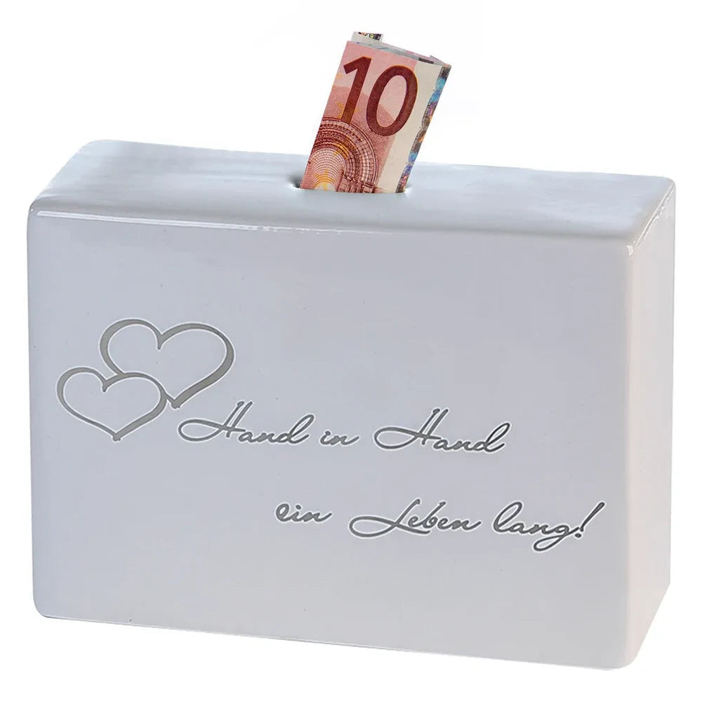 Spardose "Promise" mit Spruch