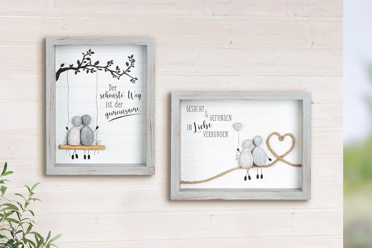 Steinbild „Liebe“ mit Spruch, Stimmungsbild