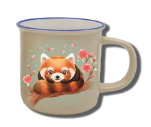 Handgemachte Tasse "Roter Panda" mit Wunschname