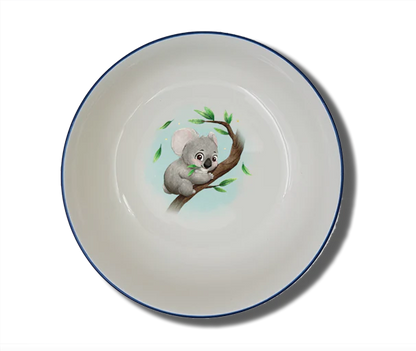 Schale Natur (Ø 15cm) "Koala" mit Wunschname