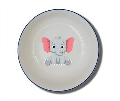 Schale Natur (Ø 15cm) "Elefant" mit Wunschname