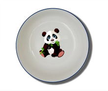 Schale Natur (Ø 15cm) "Panda" mit Wunschname