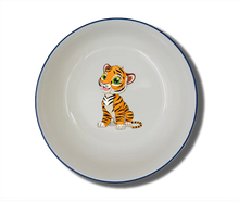 Schale Natur (Ø 15cm) "Tiger" mit Wunschname