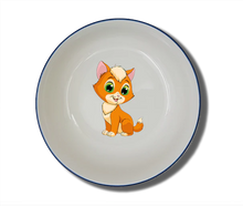 Schale Natur (Ø 15cm) "Katze" mit Wunschname