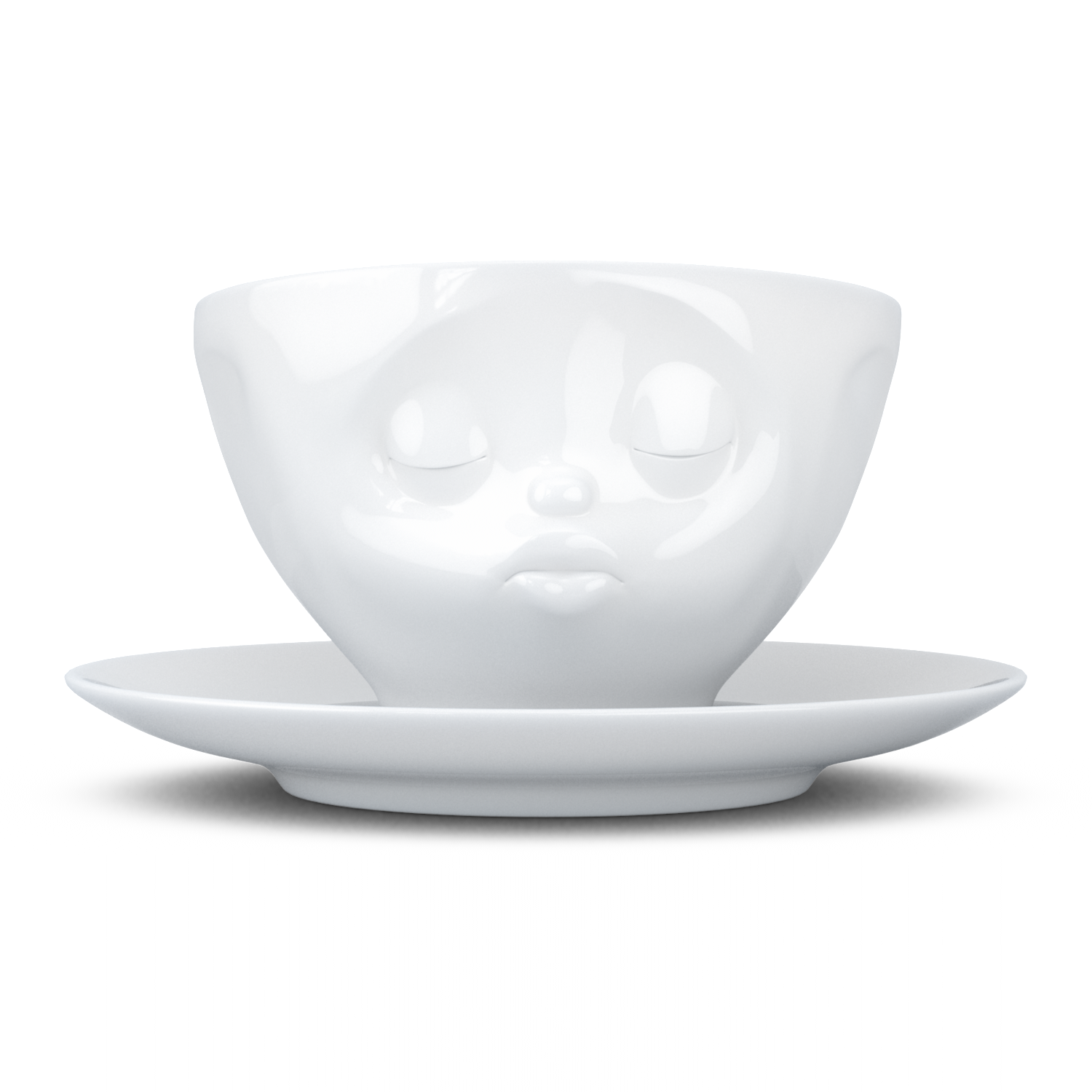 FiftyEight Kaffeetasse "Küssend", Front