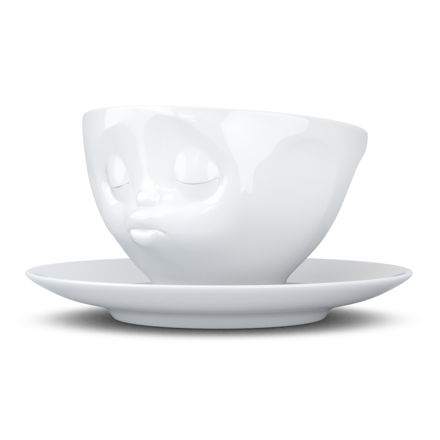 FiftyEight Kaffeetasse "Küssend", Seitlich