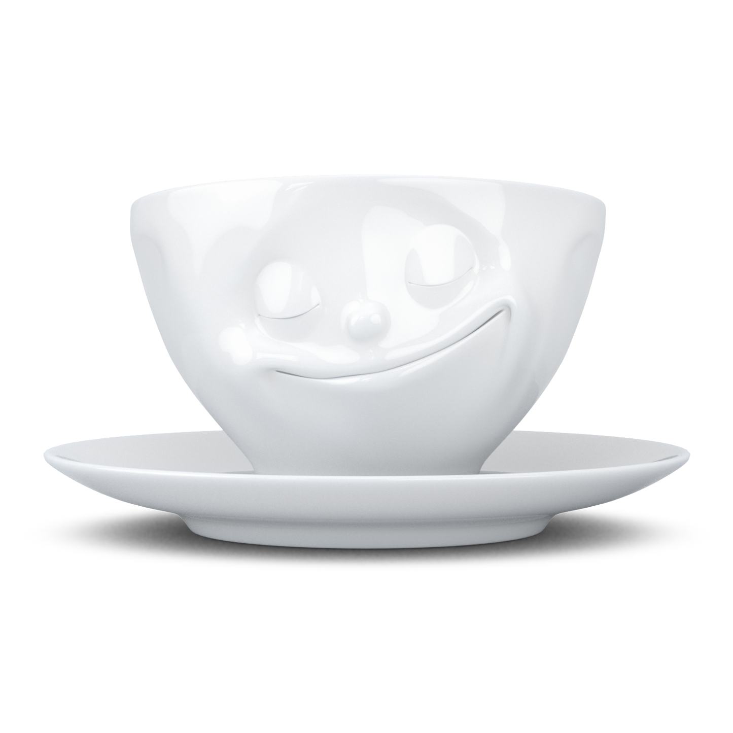 FiftyEight Kaffeetasse "Glücklich", Front