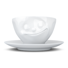 FiftyEight Kaffeetasse "Glücklich", Front