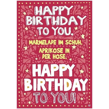 Musikkarte mit Überraschung "Happy Birthday"