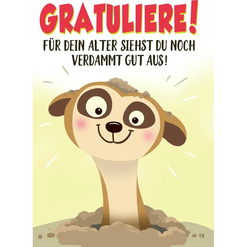 Musikkarte mit Überraschung "Gratuliere!"
