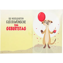 Musikkarte mit Überraschung "Gratuliere!"