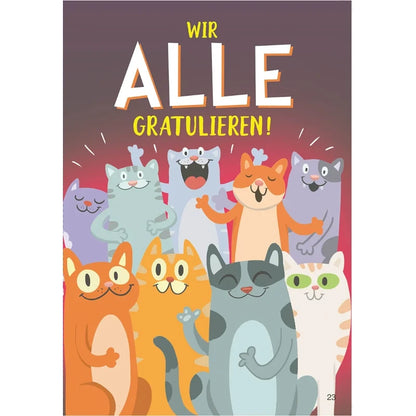 Musikkarte mit Überraschung "Wir alle gratulieren!"