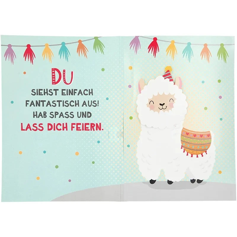 Musikkarte mit Überraschung "Die Spucke weg"