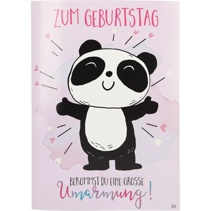 Musikkarte mit Überraschung "Umarmung zum Geburtstag"