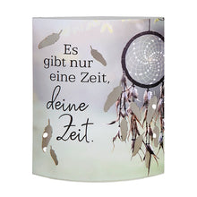 Dekoleuchte "Deine Zeit" aus Papier