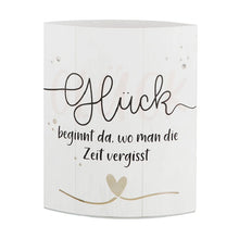 Dekoleuchte "Glück" aus Papier