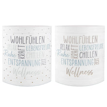 Dekoleuchte "Wellness" aus Papier