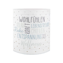 Dekoleuchte "Wellness" aus Papier