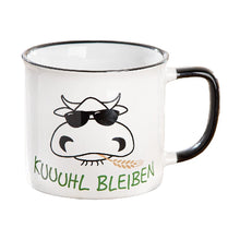 Becher "Landleben" mit Kuhmotiv