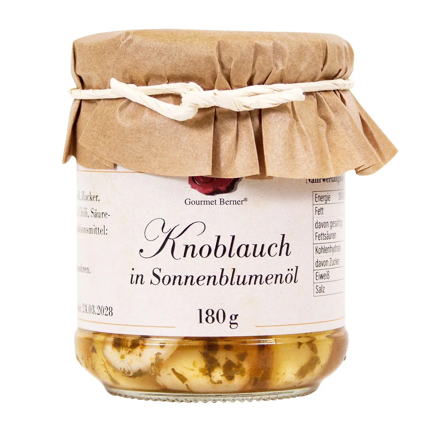 Gourmet Berner® Knoblauch in Sonnenblumenöl