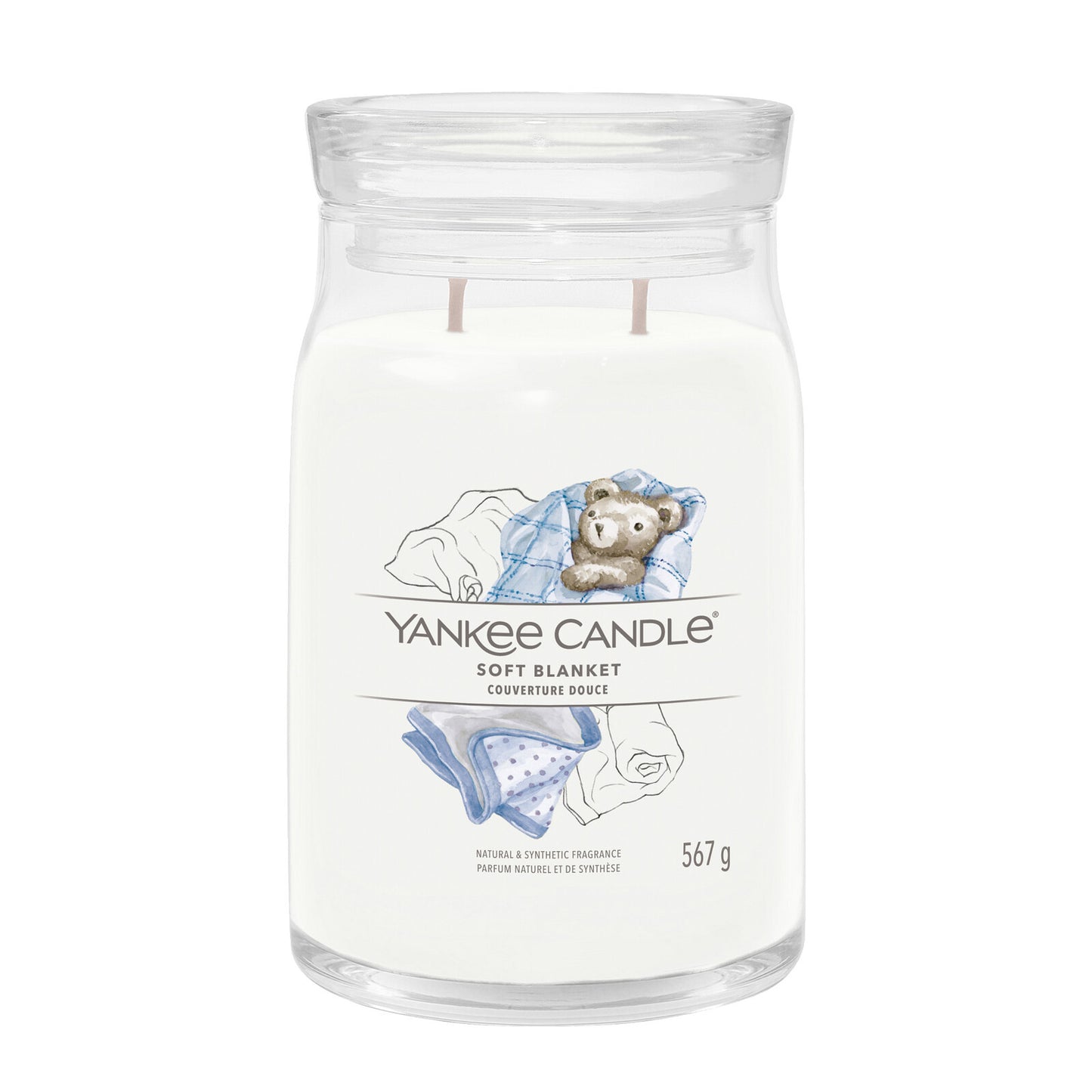 Yankee Candle Duftkerze - Soft Blanket, großes Glas