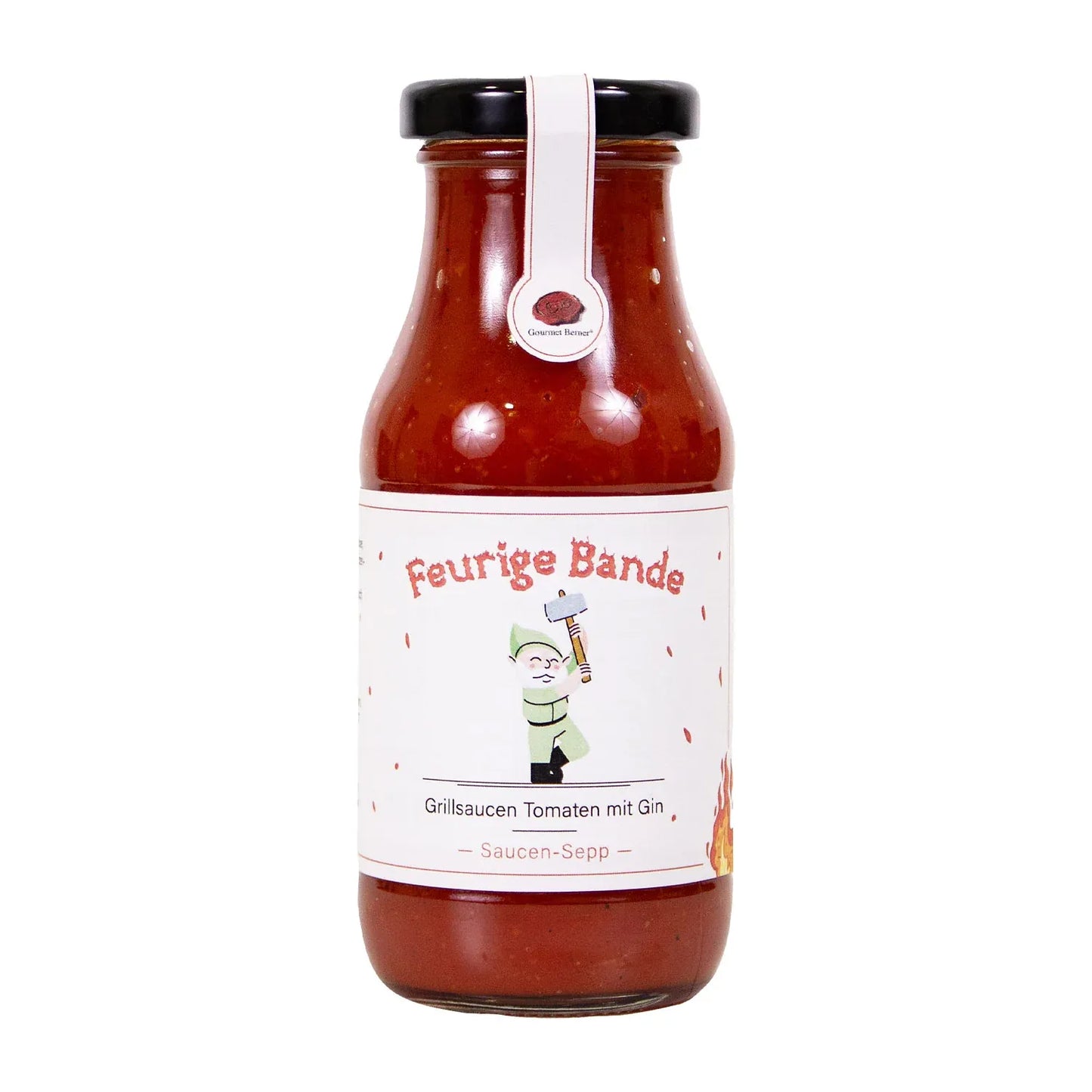 Gourmet Berner® Grillsauce Tomate mit Gin "Feuerige Bande" – Saucen-Sepp
