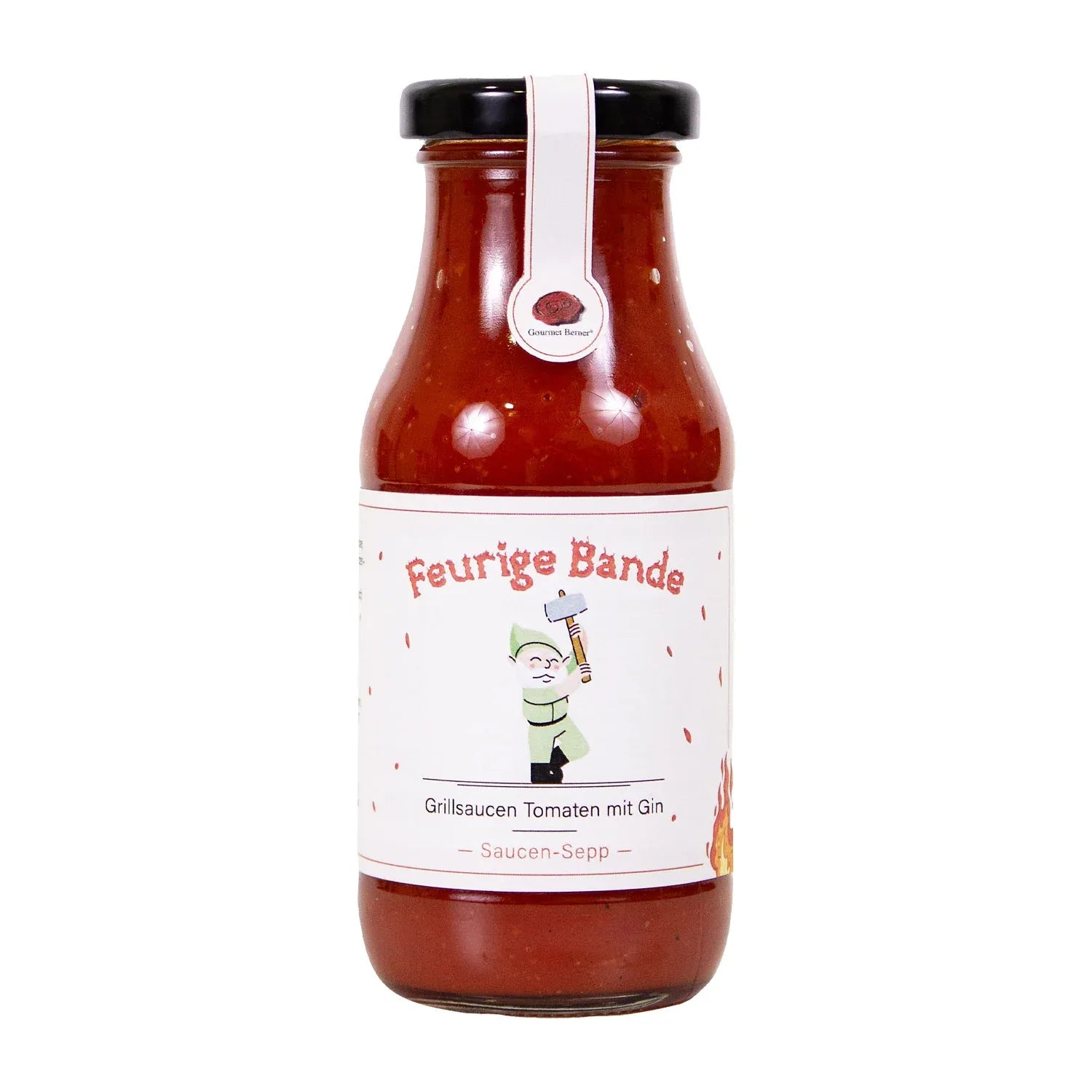 Gourmet Berner® Grillsauce Tomate mit Gin "Feuerige Bande" – Saucen-Sepp