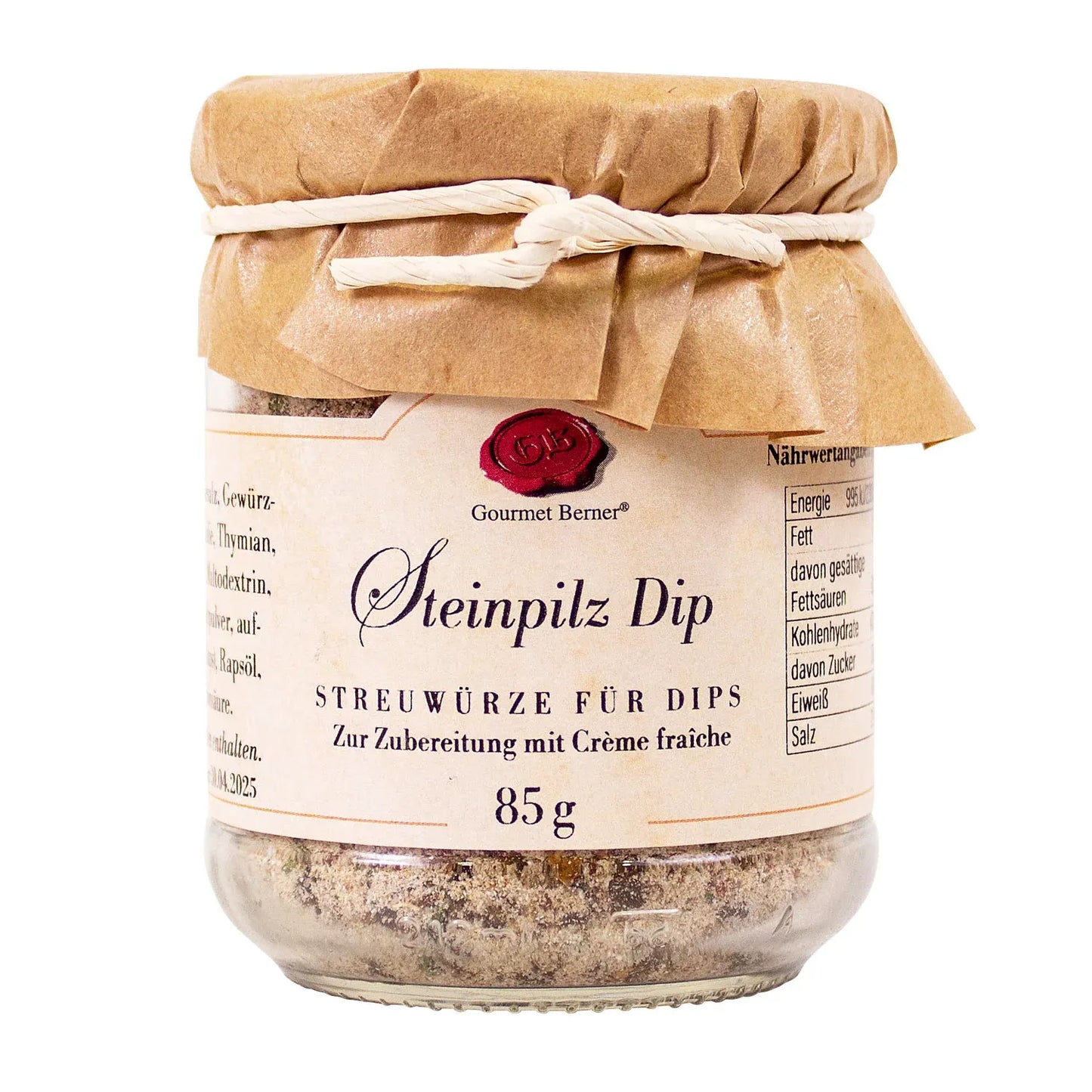 Gourmet Berner® Steinpilz Dip – Streuwürze für Dips
