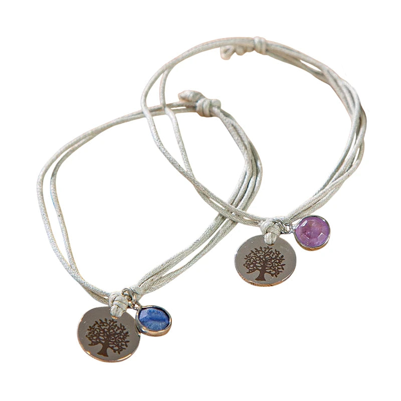 Armband mit Schmuckstein "Lebensbaum"