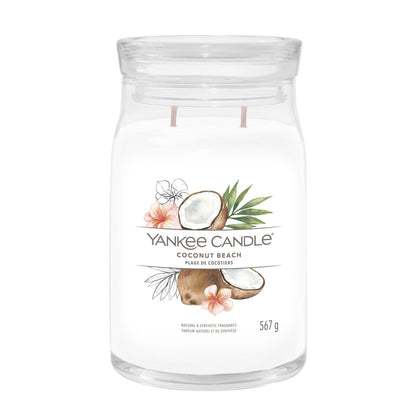 Yankee Candle Duftkerze - Coconut Beach, großes Glas