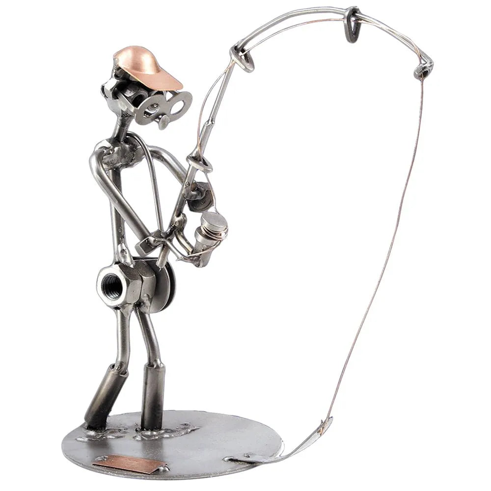 Schraubenfigur – Angler, das Original von Hinz & Kunst